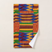 Kente Clothの探索 バスタオルセット (ハンドタオル)