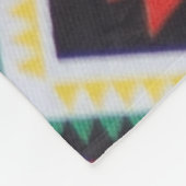 Kente Geometric Tapestry フリースブランケット (角)