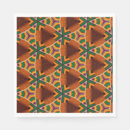 Kente Geometrics Kwanzaa Afrocentric スタンダードランチョンナプキン