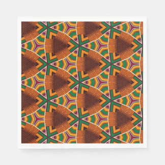 Kente Geometrics Kwanzaa Afrocentric スタンダードランチョンナプキン