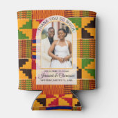 Kente WEDDING THANK YOU GUESTS African Ghanaian  缶クーラー (裏面)