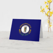 Kentuckian Flag, Flag of Kentucky カード (黄色い花)