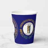 Kentuckian Flag & Seal, Flag of Kentucky 紙コップ (裏面)
