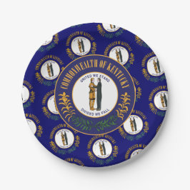 Kentuckian Flag & Seal, Kentucky ペーパープレート