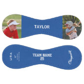 Kentucky Bleu Blanc Personnalisé 2 photos ソフトボール (パネル)