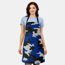 Kentucky Blue White Classic Camo Pattern エプロン
