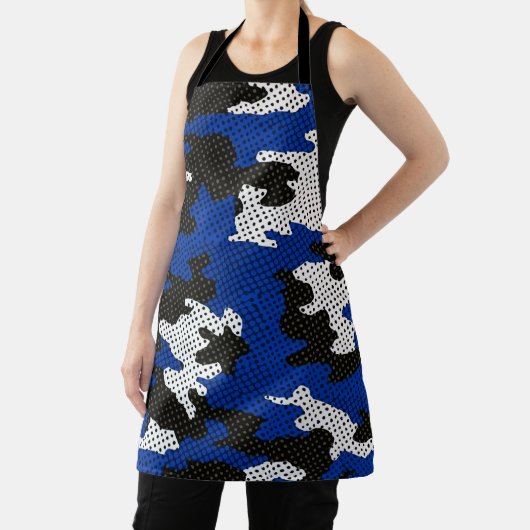 Kentucky Blue White Classic Camo Pattern エプロン (インサイチュ)