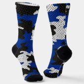 Kentucky Blue White Classic Camo Pattern ソックス (傾斜あり)