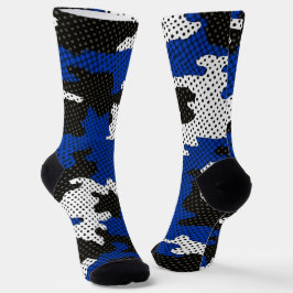 Kentucky Blue White Classic Camo Pattern ソックス