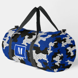 Kentucky Blue White Classic Camo Pattern ダッフルバッグ