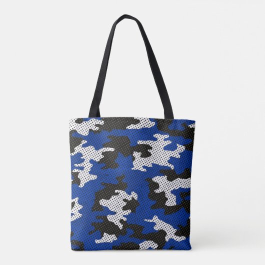 Kentucky Blue White Classic Camo Pattern トートバッグ (裏面)
