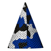 Kentucky Blue White Classic Camo Pattern パーティーハット (裏面)