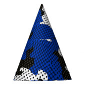 Kentucky Blue White Classic Camo Pattern パーティーハット (正面)