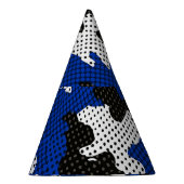 Kentucky Blue White Classic Camo Pattern パーティーハット (右)