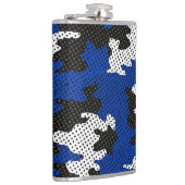 Kentucky Blue White Classic Camo Pattern フラスク (右)