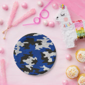 Kentucky Blue White Classic Camo Pattern ペーパープレート (パーティー)