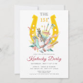 Kentucky Derby 151st Invitation with Horseshoe 招待状 (正面)
