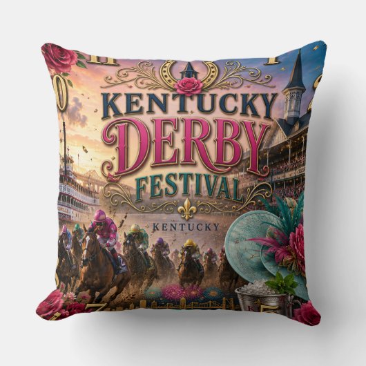 Kentucky Derby Festival クッション (正面)