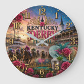 Kentucky Derby Festival ラージ壁時計 (正面)