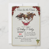 Kentucky Derby Run for the Roses Party Invite 招待状 (正面)