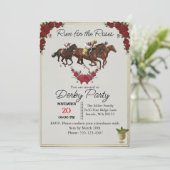 Kentucky Derby Run for the Roses Party Invite 招待状 (スタンド正面)