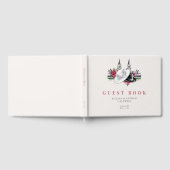 Kentucky Derby Spires Wedding Bridal Shower Roses ゲストブック (全面)