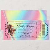 Kentucky Derby Ticket Invitation 招待状 (正面/裏面)