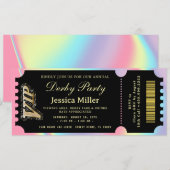 Kentucky Derby VIP Ticket Invitation 招待状 (正面/裏面)