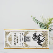 Kentucky Derby VIP Ticket Invitation Template 招待状 (スタンド正面)