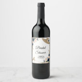 Kentucky Derby Wedding  Personalized Label ワインラベル (正面)