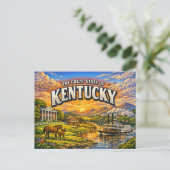  Kentucky Greetings Postcard  ポストカード (スタンド正面)