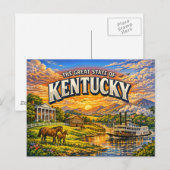  Kentucky Greetings Postcard  ポストカード (正面/裏面)