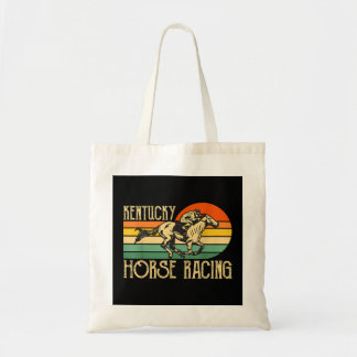 Kentucky Horse Racing Fan Retro Derby Racing Festi トートバッグ