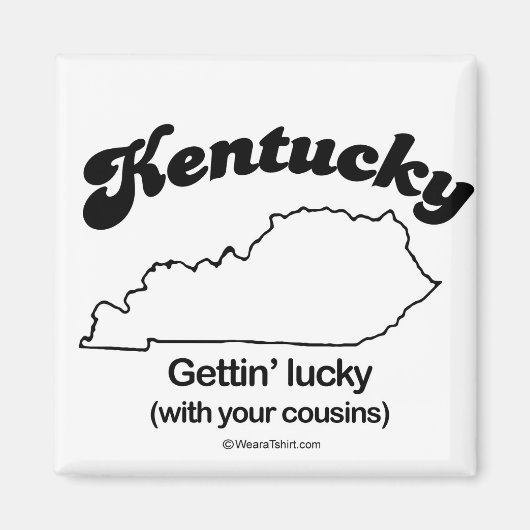 KENTUCKY - 「KENTUCKY州モットー」 TシャツとGea マグネット (正面)
