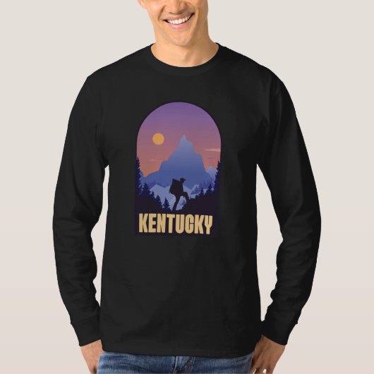 Kentucky State USA Hiking Trip Souvenir Tシャツ (正面)
