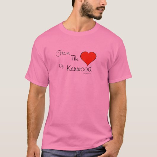 Kenwood -ハートからの…の tシャツ (正面)