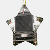 Kenworthのクラシックなトラック セラミックオーナメント (左)