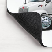 Kenworth 660の白のトラック マウスパッド (コーナー)