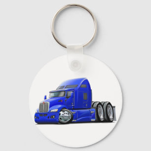 Kenworth 660の青のトラック キーホルダー