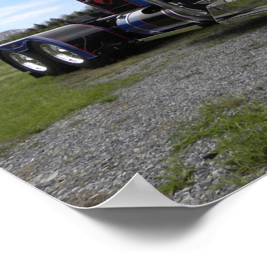 Kenworth Aモデル「Red Hot & Blue」 ポスター (角)