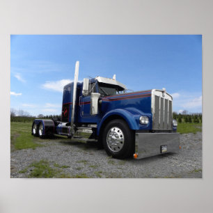 Kenworth Aモデル「Red Hot & Blue」 ポスター