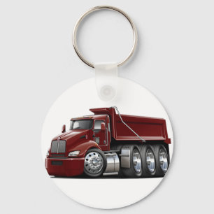 Kenworth T440のあずき色のトラック キーホルダー