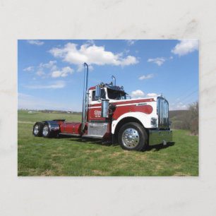 Kenworth W900Aデイキャブポストカード ポストカード