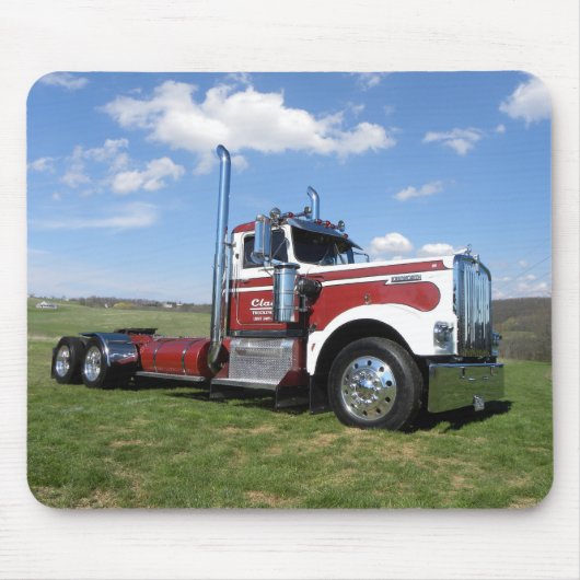 Kenworth W900A Daycabのマウスパッド マウスパッド (正面)