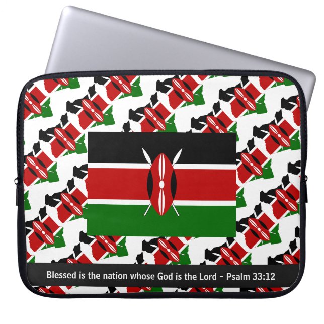 KENYA 賛美 Nation Christian Laptop ラップトップスリーブ (正面)