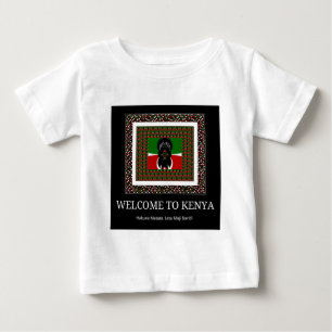 Kenya Hakuna Matataへようこそ ベビーTシャツ