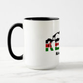 Kenya Hakuna Matata Coffee Mug: African Decor マグカップ (左)