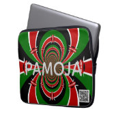 Kenya Heritage: Pamoja Togethernes Electronics Bag ラップトップスリーブ (正面左)