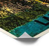 Kenya Vintage Travel Poster ポスター (角)