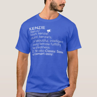 Kenzie名Kenzie定義Kenzie女性名K Tシャツ
